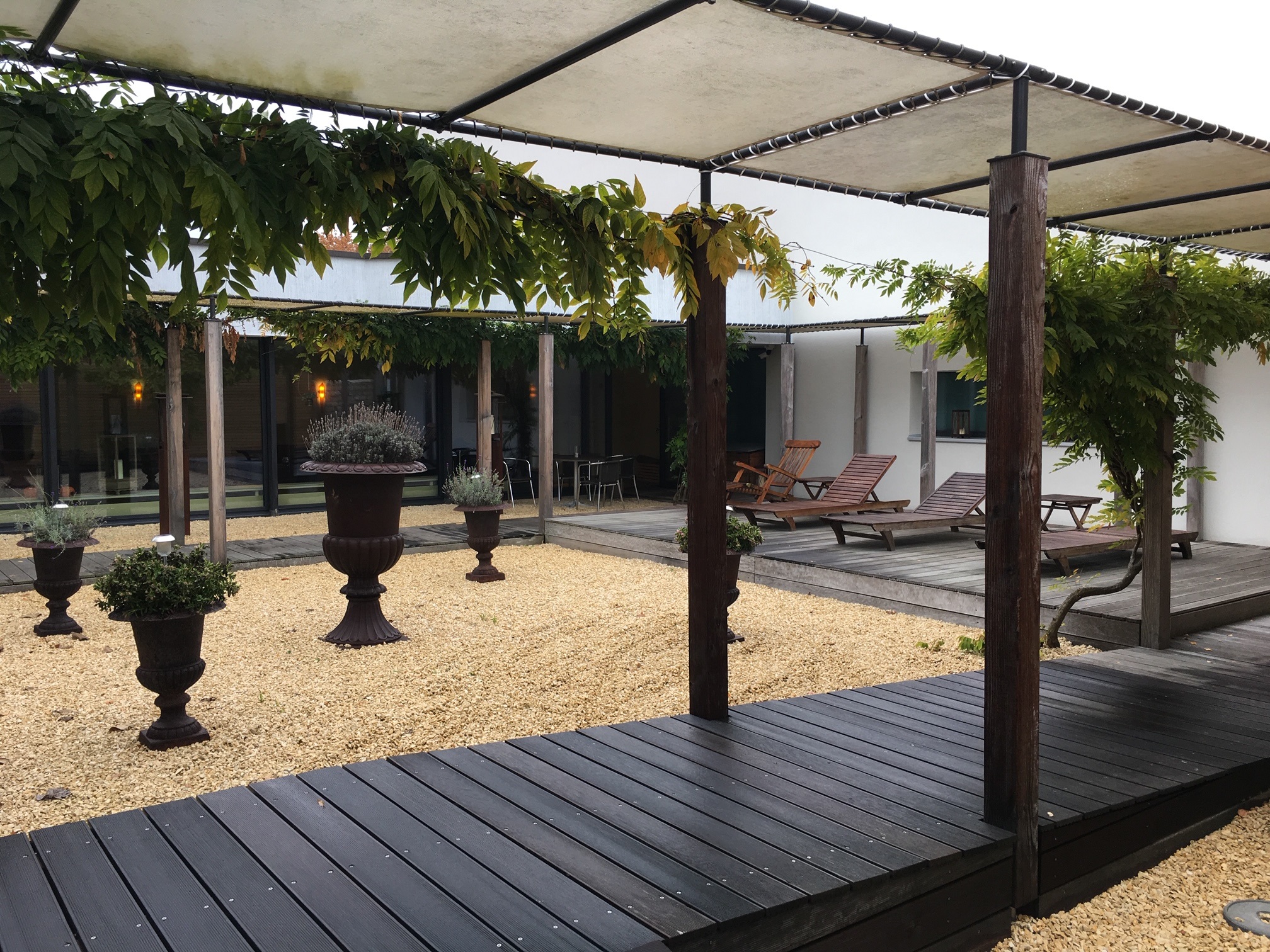 Solbad & Spa Schönbühl Sauna Garten