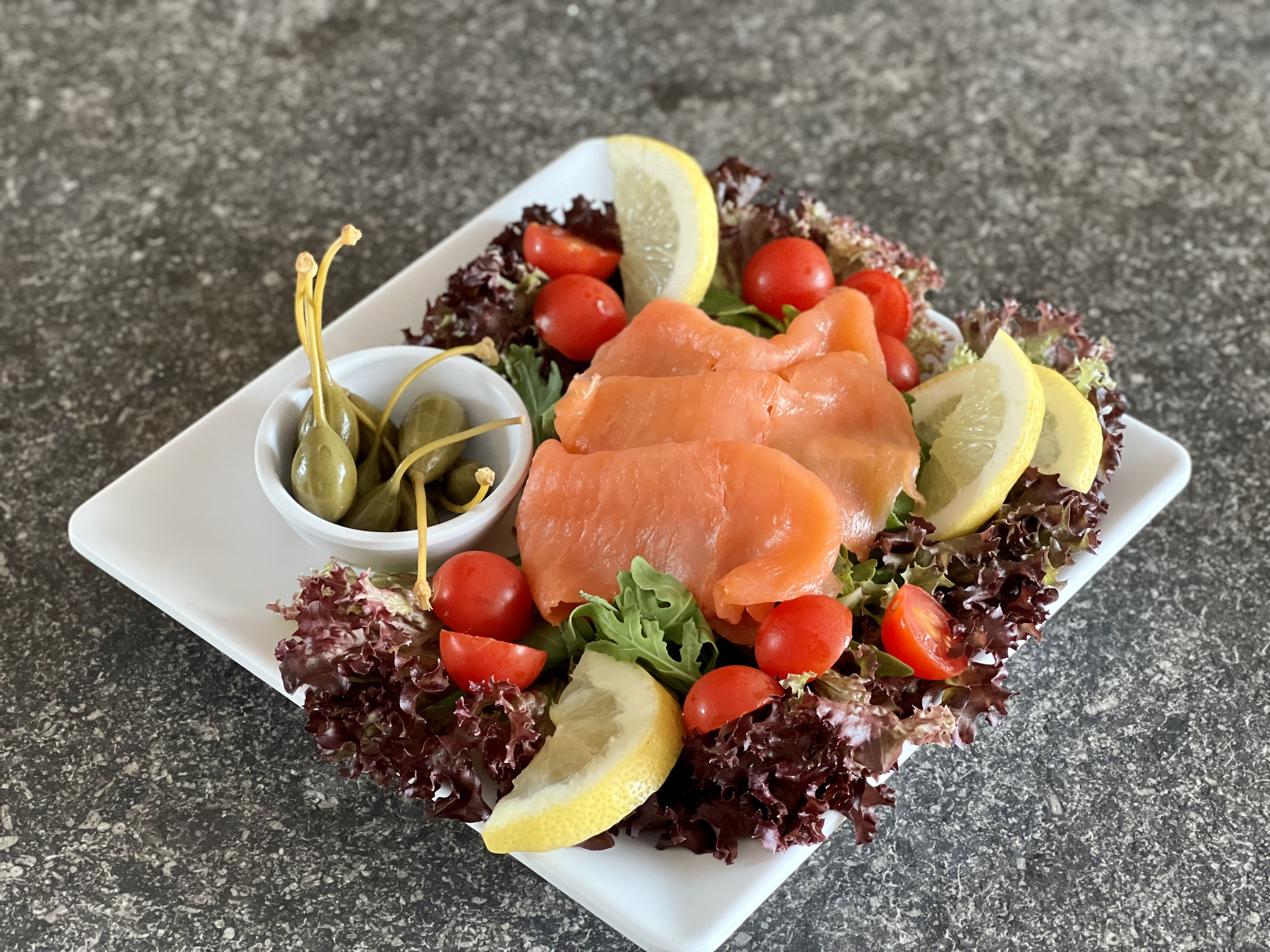 Lachsteller im Bistro Termali Salini & Spa Locarno