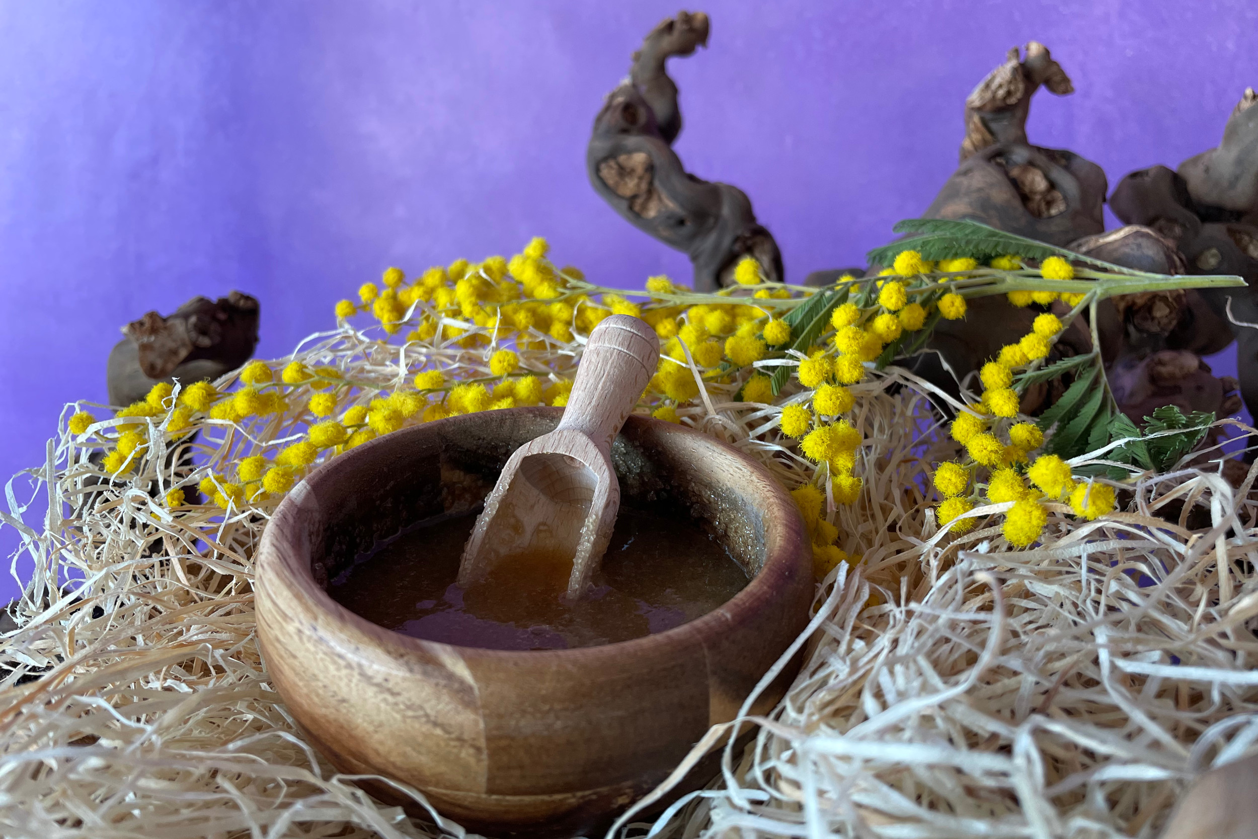 Ganzkörper-Packung mit Honig